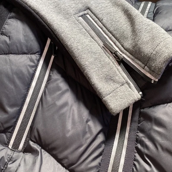 Blanc Noir 80%Down 20%Feather Fill Combination Puffer NeverUsed